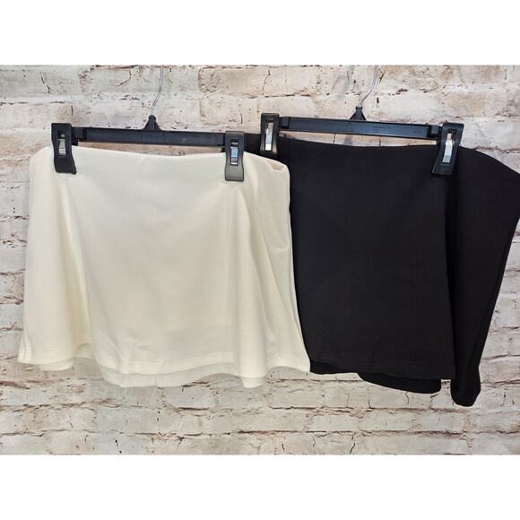 Unbranded Pants - Set Of 2 Skorts Women Skirt With Shorts Size Large NWoT Mini Skirt